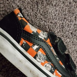 Toddler Halloween Vans Size 7.5